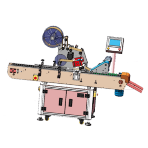 Fully automatic horizontal round bottle labeling machine